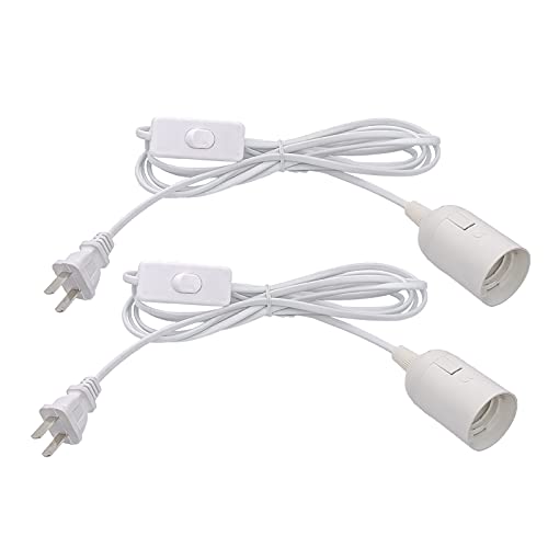 Retro Hanging Lights with Plug-in Cord - 2 Pack