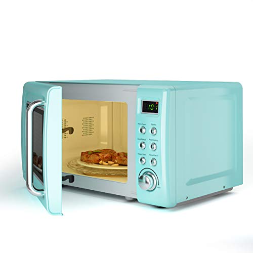 Retro Microwave Oven, Safeplus 0.7Cu.ft