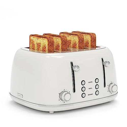 Mueller Retro Toaster 2 Slice with 7 Browning Levels and 3 Functions Reheat  D
