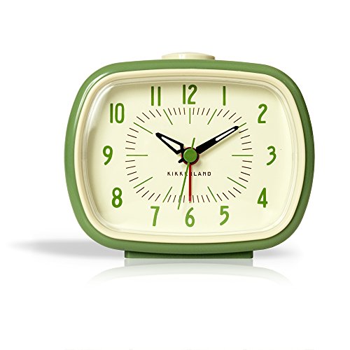Retro Vintage Style Alarm Clock in Green