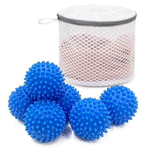 Reusable Blue Dryer Balls for Softening Laundry