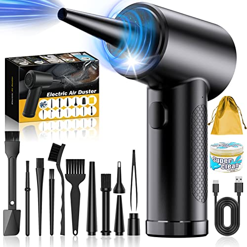 Reusable Electric Air Duster with LED Light