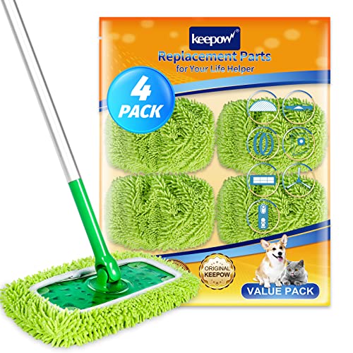  VanDuck X-Large Reusable 100% Cotton Mop Pads Compatible with  Swiffer XL, 2-Pack (Mop is Not Included) : Health & Household