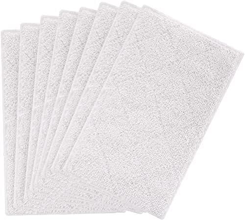 Reusable Microfiber Steam Mop Pads (8 Pack) for LIGHT 'N' EASY S3601 S3101 S7326 7688ANB 7688ANW
