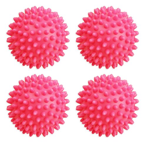 Reusable Pink Dryer Balls - Eco-Friendly Fabric Softener Alternative