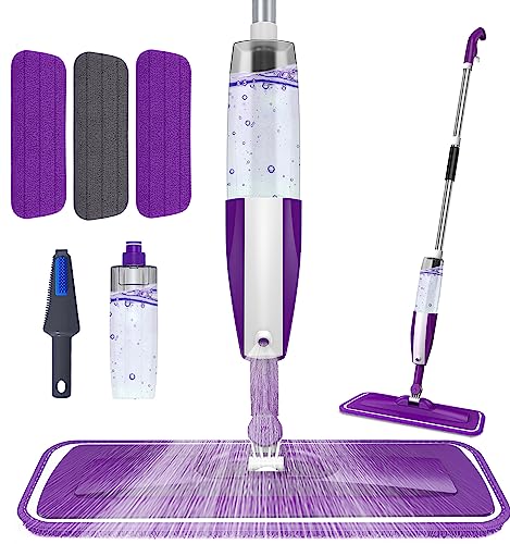 Reusable Spray Mop with 3 Washable Pads