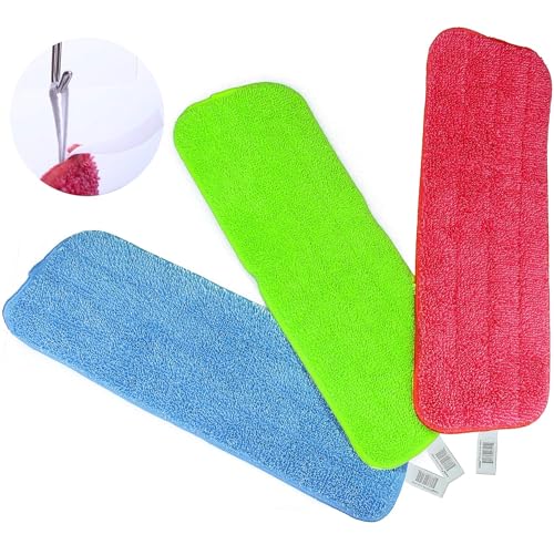Eanjia Reveal Mop Cleaning Pads - 3 Pack, Washable, 15.5x5.5in