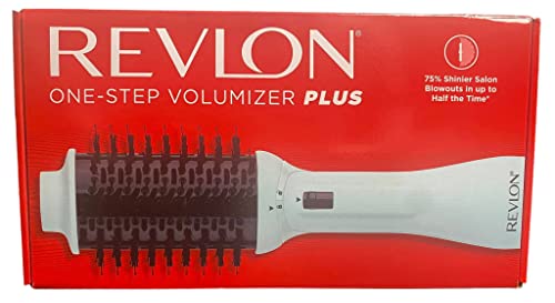 Revlon One Step Volumizer Plus Hair Dryer and Hot Air Brush | Dry and Style (Ice Blue)