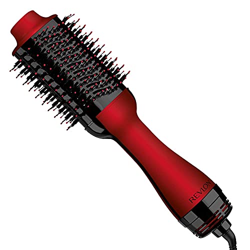 REVLON 1.0 Hair Dryer and Volumizer Hot Air Brush - Red Holiday Edition