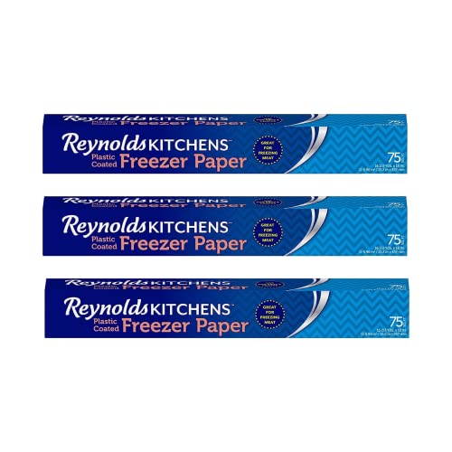 Reynolds Plastic Coated Freezer Paper (Pack of 3)