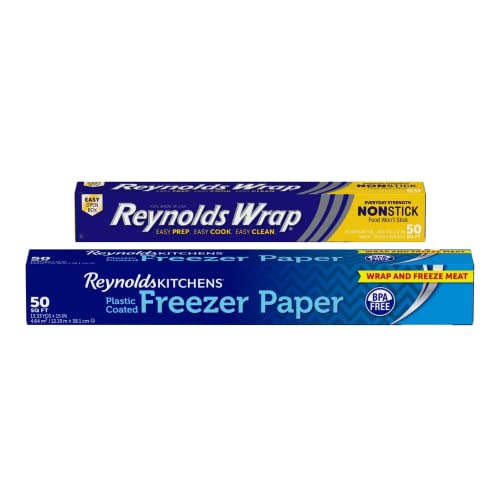 Reynolds Heavy Duty Non Stick Aluminum Foil & Freezer Paper Variety Pack