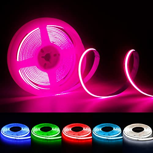 OCONA 16.8ft RGB COB LED Strip Lights - Ultra Bright 4200LEDs