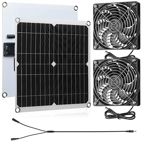 Riakrum Solar Panel Exhaust Fan Kit