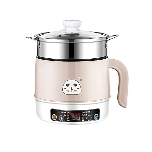 1.6L Mini Rice Cooker, 5 Cups Uncooked Travel Rice Cooker, Suitable for 1-2  people, Multi-cooker for White Rice, Brown Rice, Congee and Soup in 2023