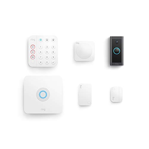 Ring Alarm 5-Piece Kit Bundle with Ring Video Doorbell Wired