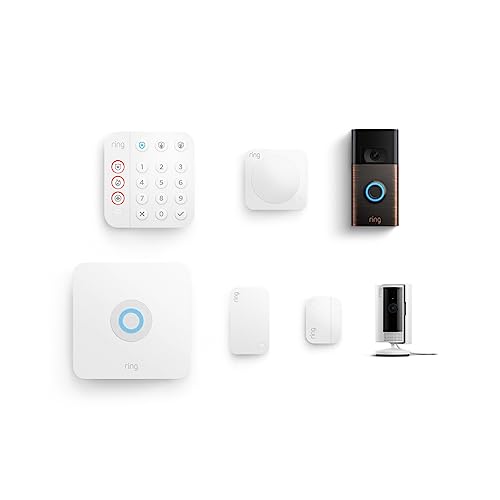 Ring Video Doorbell Bundle: Enhanced Security with Video Doorbell, Indoor Cam, and Alarm System
