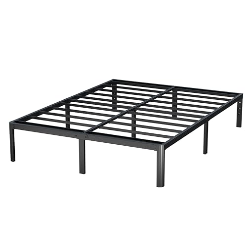Riwanca 14" Queen Bed Frame: No Box Spring Required