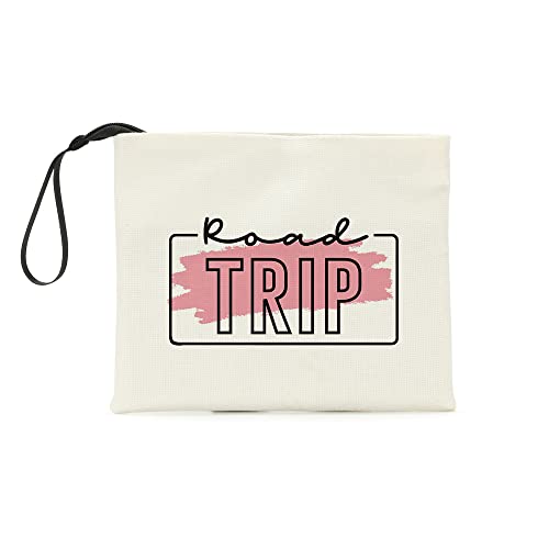 Road Trip Essentials Make Up Bag Cosmetic Bag