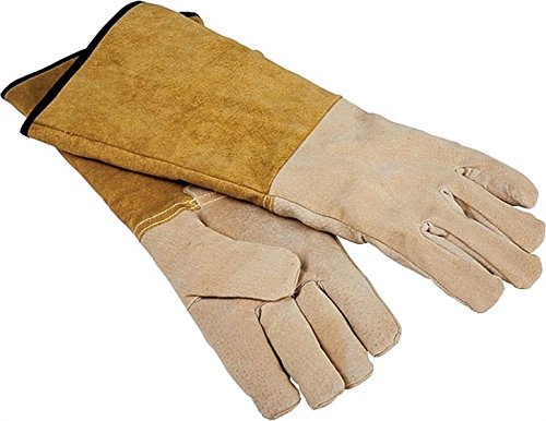 Rocky Mountain Goods Extra Long Leather Fireplace Gloves