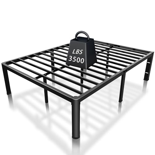 ROIL 14 inch Bed Frame with Headboard Hole