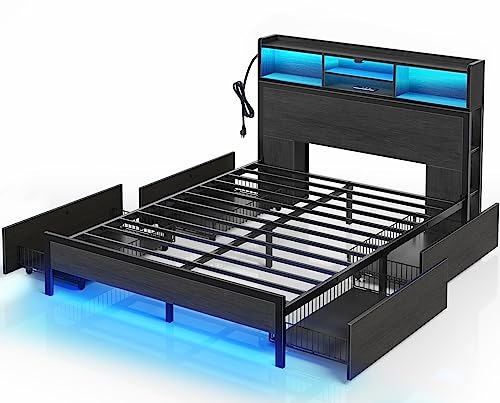 Rolanstar Storage Bed Frame