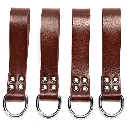 Rolarc Leather Tool Belt Suspenders & Straps (Brown)