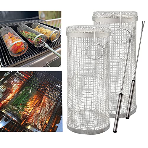 Rolling BBQ Basket