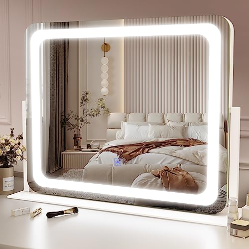 Consciot LED Vanity Lights For Mirror, Hollywood Style Vanity Lights With  10 Dimmable Bulbs, Adjustable Color & Brightness, USB Cable, Mirror Lights