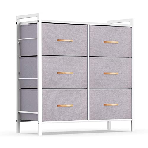 Romoon 6-Drawer Fabric Storage Dresser Organizer
