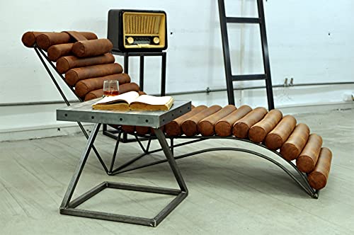 ROSA Leather Chaise Lounge