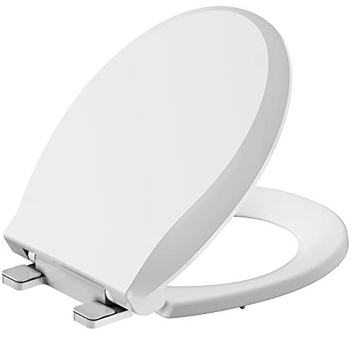Round Toilet Seat with Slow Soft Close