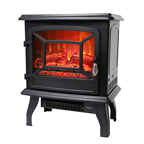 ROVSUN Electric Fireplace Stove Space Heater