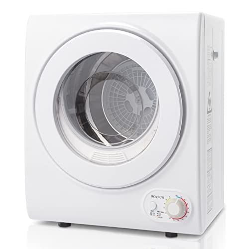 Tumble Dryer for Clothes, 8.8 lbs Capacity Wall-Mounted Compact Laundry  Dryer with LCD Display and Stainless Steel Drum, Electric Dryer Machine for