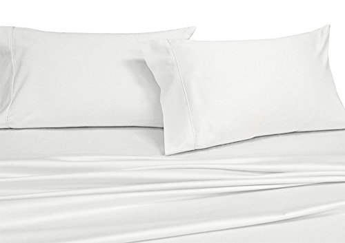 Royal's Solid White 250-Thread-Count Bed Sheet Set