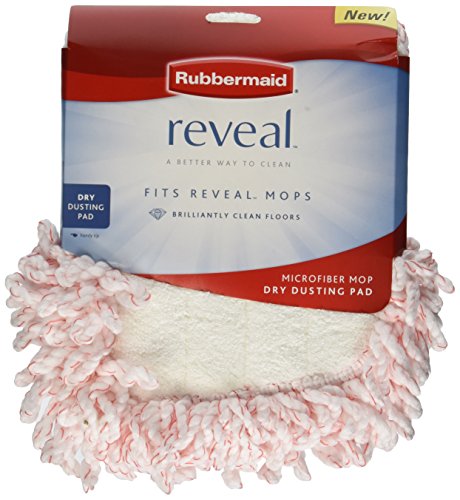 Rubbermaid 1M20 Reveal Mop Dry Dusting Cleaning Pad, 2-Pack