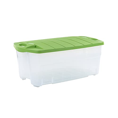 Rubbermaid 28 Gallon Clear Tote-Pack of 2