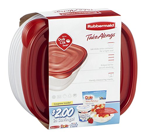 Rubbermaid 4 Piece Square Containers