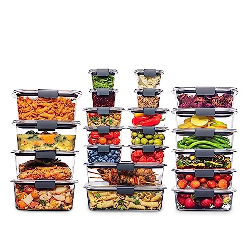 Rubbermaid Brilliance BPA Free Food Storage Containers