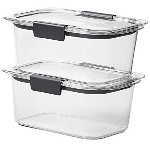 Rubbermaid Brilliance BPA Free Food Storage Containers, Set of 2