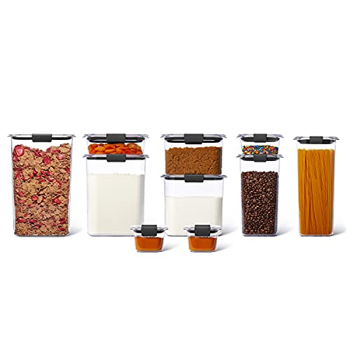 Rubbermaid Brilliance Food Storage Containers Set of 10