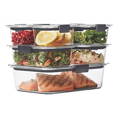 Rubbermaid Brilliance Food Storage Containers Set of 7