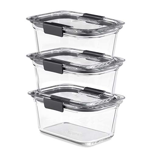 Rubbermaid Brilliance Glass Storage Containers