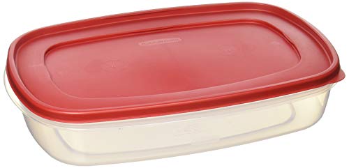 Rubbermaid Plastic Easy Find Lid Food Storage Container