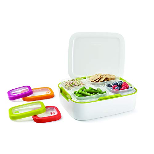 Rubbermaid LunchBlox Leak-Proof Entree Lunch Container Kit, Large, Blue