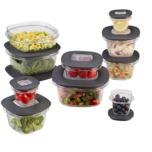 Rubbermaid Premier Meal Prep and Food Storage Containers, Set of 10