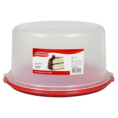 HOUZZKINGZ USA Pie Carrier Cake Storage Container with Lid | 10.5 Large  Round Plastic Cupcake Cheesecake Muffin Flan Cookie Airtight Tortilla  Holder