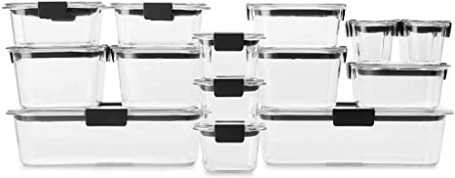 Rubbermaid Storage container set, Clear