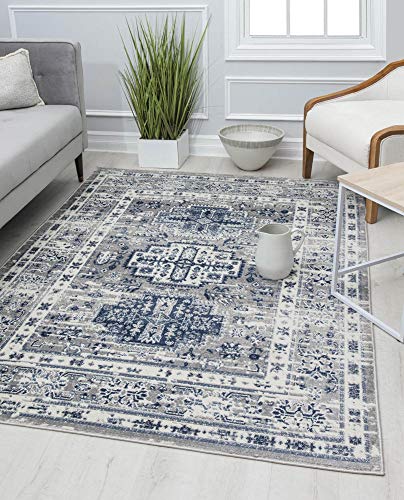 Rugs America Gallagher Collection Inky Sundara Vintage Area Rug - 5'3" x 7'