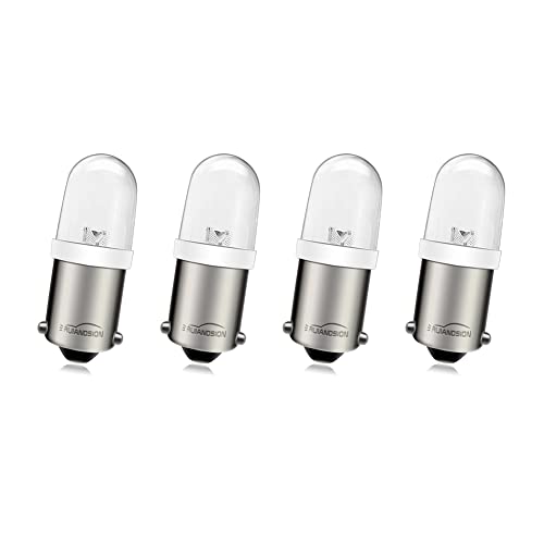 Ruiandsion BA9S LED Bulb 120V AC/DC LED Miniature Bayonet 9mm BA9s Base LED Replacement Bulb