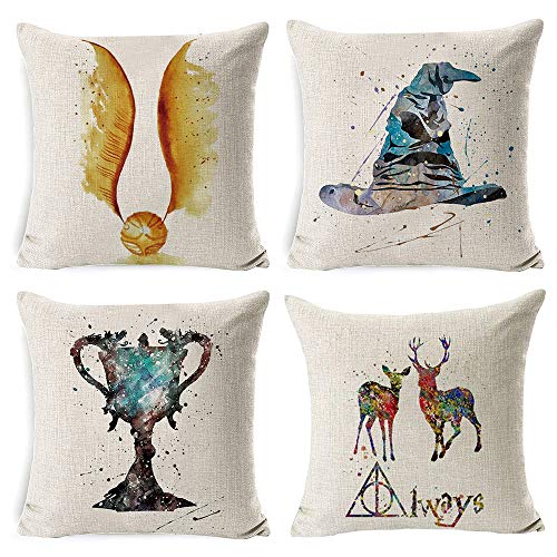 Pcover Harry Potter Decorative Pillowcase Set 18x18